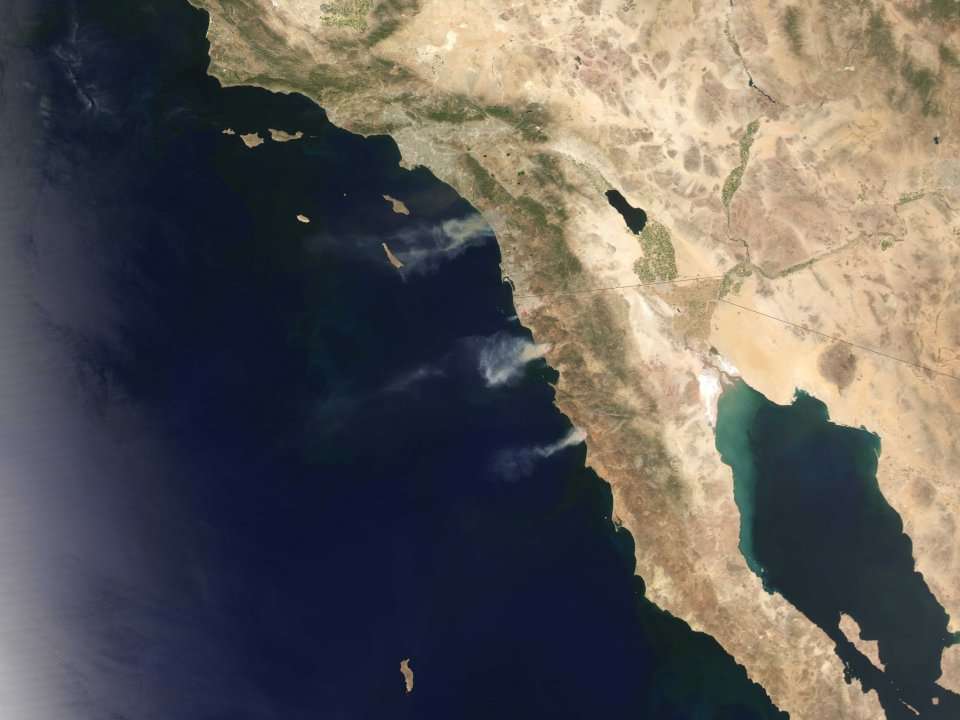 Insane Smoke Plumes From California Wildfires Are Visible From Space