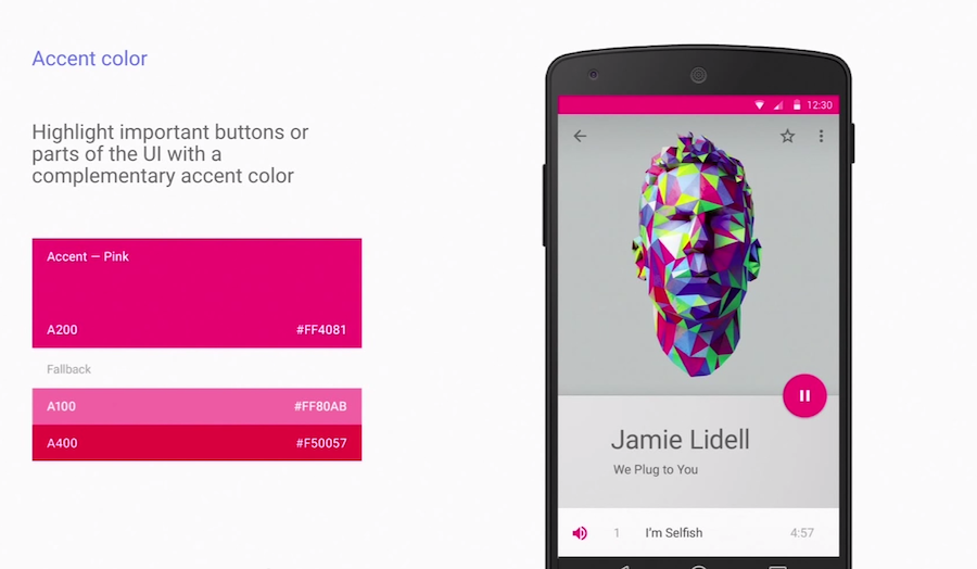 Google is making it easier for developers to add vibrant colors with higher contrast to their apps. So expect to see bolder and brighter colors throughout Android L.