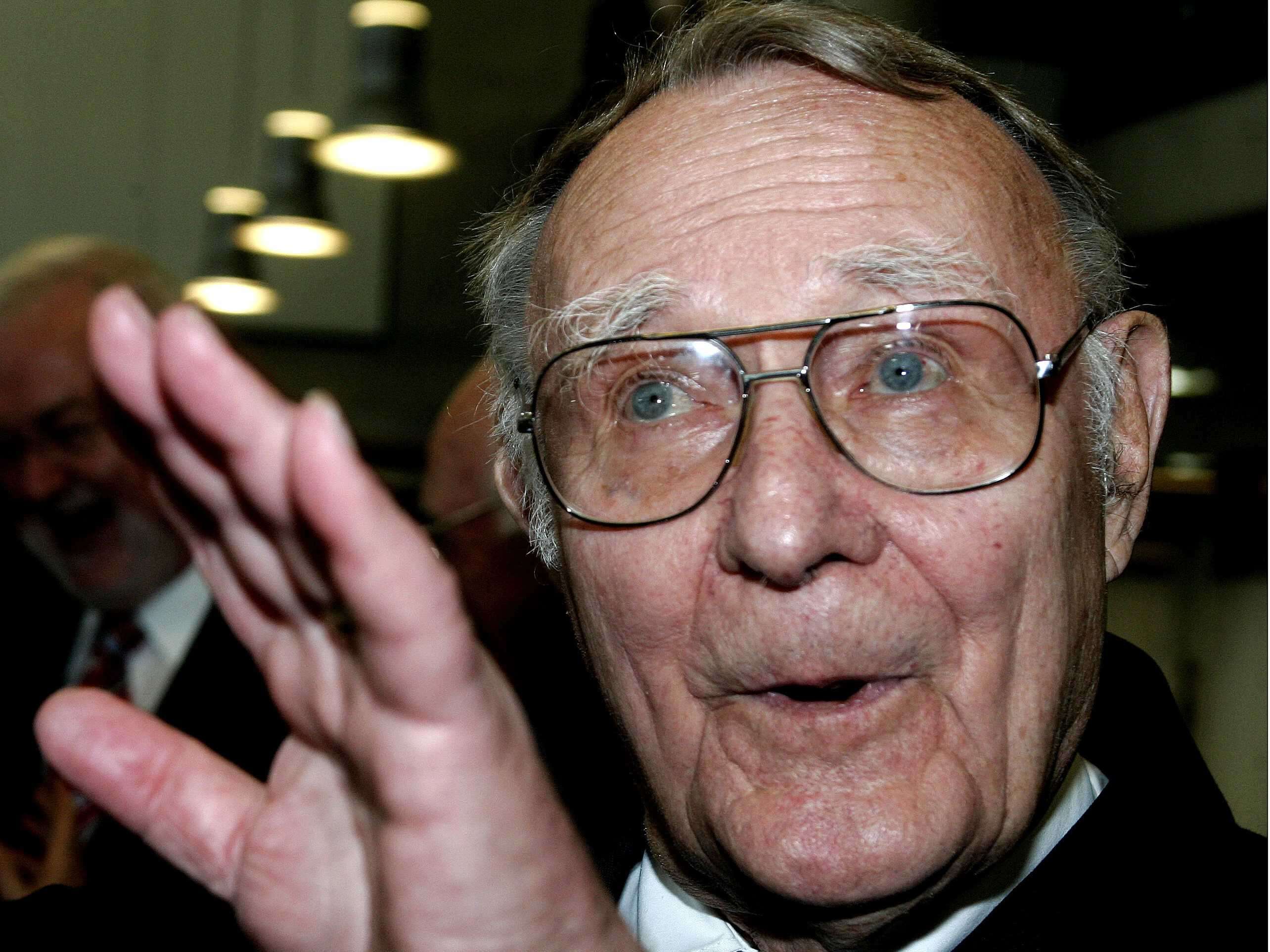 Ingvar Kamprad was raised on a farm in Sweden before founding IKEA.