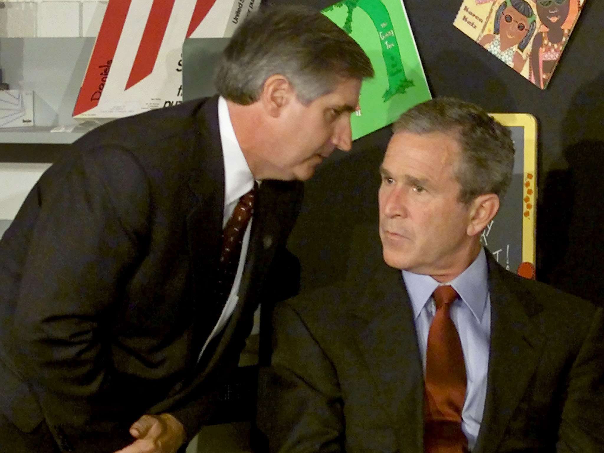 President George W. Bush was at a school event when he was informed. The expression on his face says it all. No one in the government knew how serous the threat was.