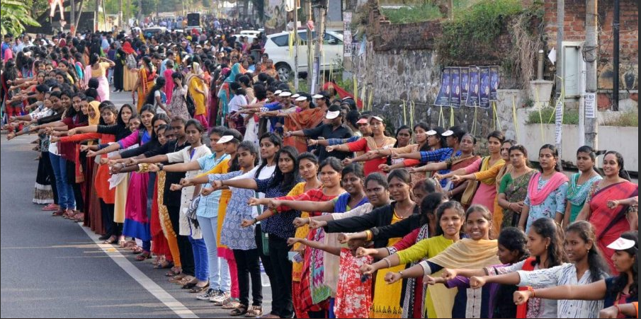 For The First Time Ever Millions Of Women Came Up To Form A Human