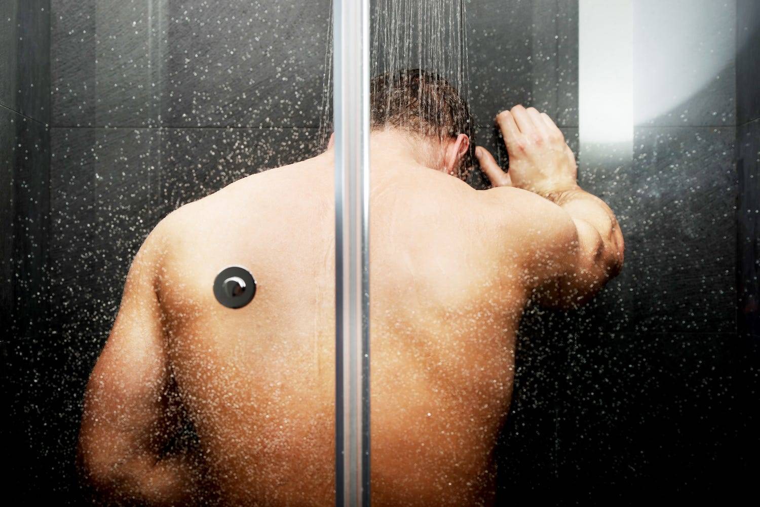 Men shower