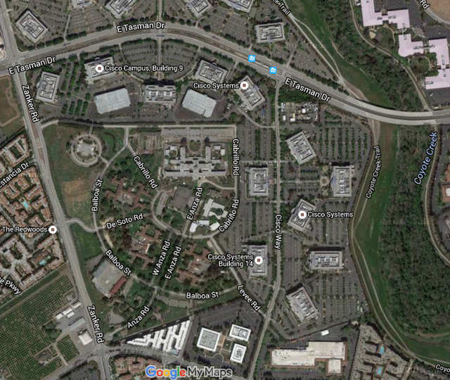 Cisco S San Jose Campus Is So Enormous It Actually Spans Three Cities