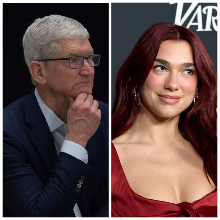 Tim Cook tells Dua Lipa he wants the next CEO of Apple to be an internal hire 