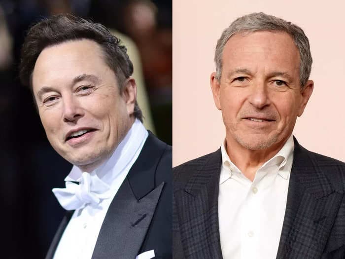 Elon Musk took a jab at Disney's Bob Iger with an apparent recycled April Fools' joke