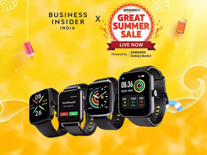 Amazon Summer Sale deals and offers on smartwatches and smart bands