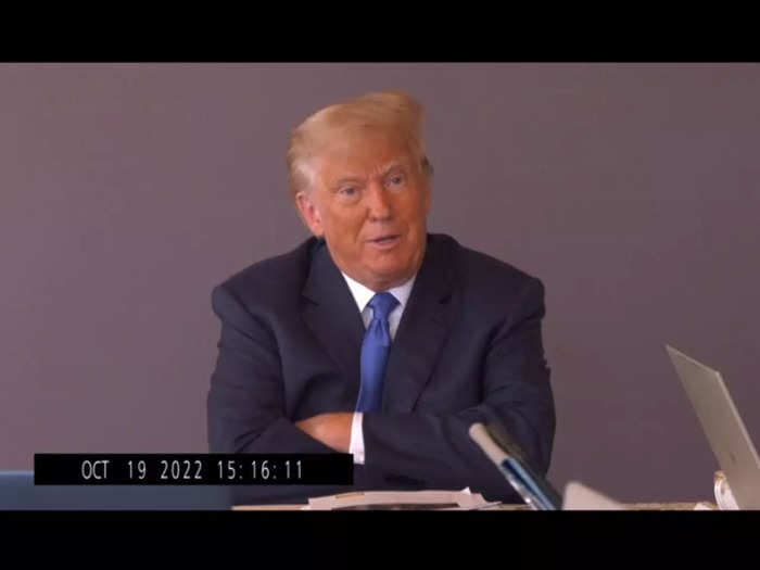 Watch Trump defend his lewd 'Access Hollywood' comments in deposition video: 'Historically, that's true with stars'