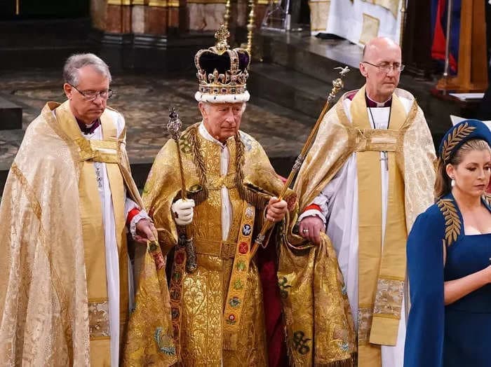 King Charles broke with tradition to wear sustainable, 200-year-old coronation robes