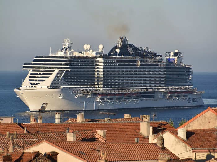 MSC cruise ship fails health inspection with the lowest score in years after CDC finds a door handle covered in hamburger blood and yogurt containers with 'black filth residue'
