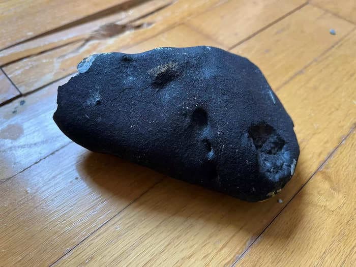 Possible meteorite crashes through the roof of a New Jersey home, lands in bedroom still warm