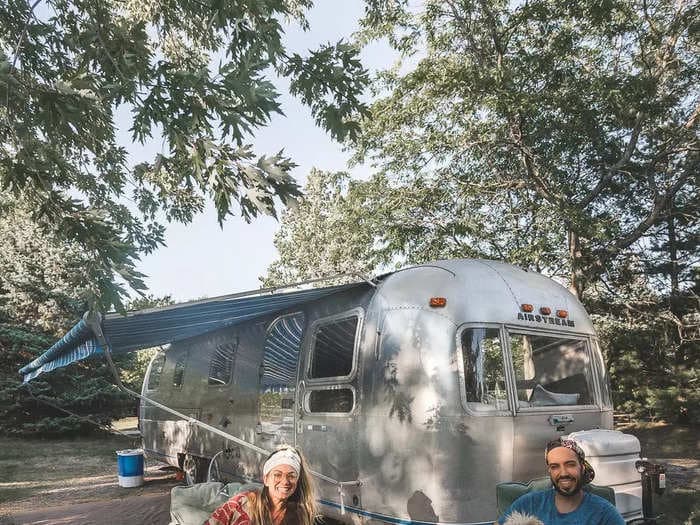 We traveled the continent in our Airstream, and now we're turning it into a permanent jungle home where we can raise our daughter and live off the land