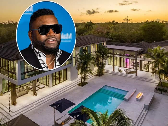Take a tour of MLB legend David Ortiz's swanky $12.5 million mansion in Miami that could set a record for the area's most expensive home
