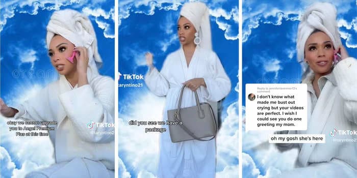 Miss New York 2022 is charming viewers with her TikTok sketches playing a receptionist in heaven, as some fan requests have added an emotional layer