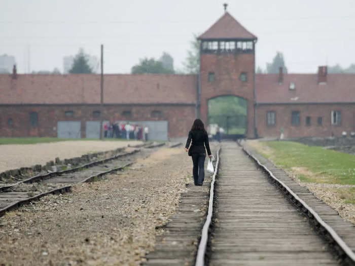 Auschwitz Museum slams 'tasteless' ice cream stand outside 'Death Gate' where the Nazis committed mass murder in gas chambers