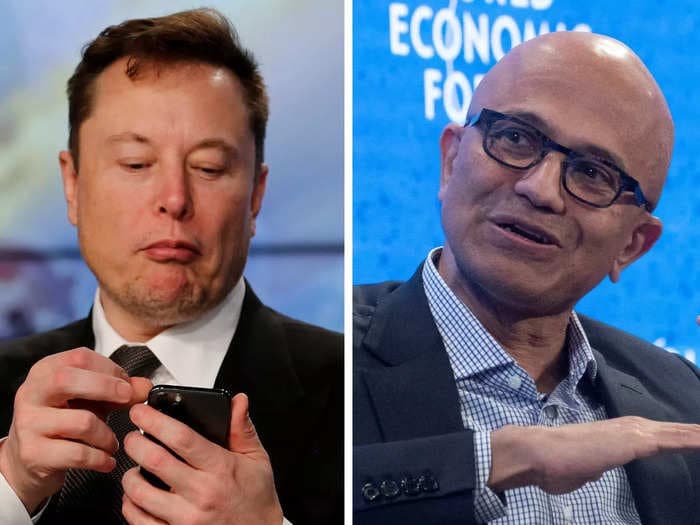 Elon Musk claims Microsoft 'controls' OpenAI. Microsoft CEO Satya Nadella says that's 'not correct.'