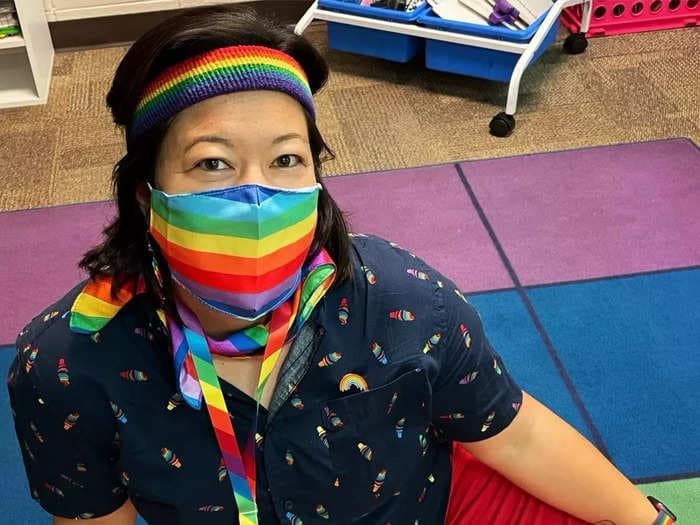 The Wisconsin teacher who wanted her kids to sing 'Rainbowland' says the school district plans to fire her and things are 'only going to get worse' for educators