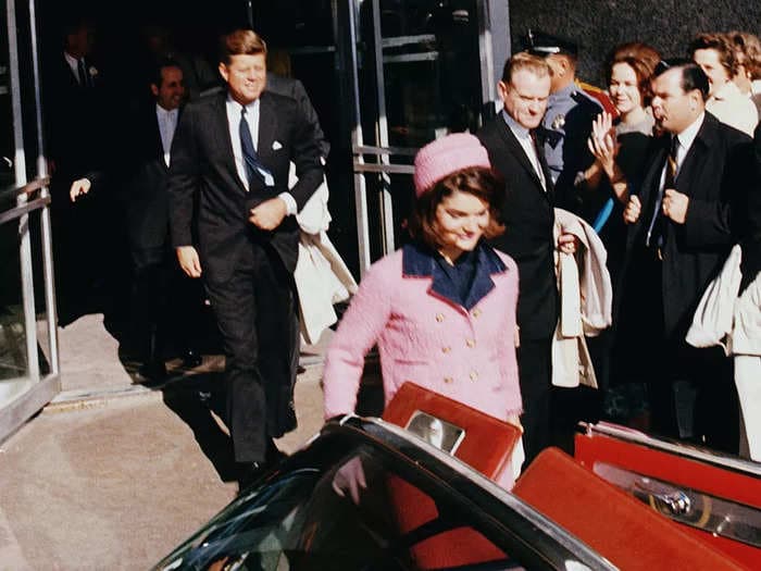 Jackie Kennedy's pink suit is locked in a vault and will be hidden from public view until 2103. Here are surprising facts about the famous outfit.