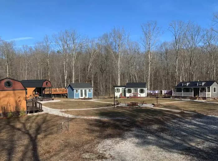 A family went viral 3 years ago for building a tiny-house village. Their college-age kids live on the property in their own tiny houses.  