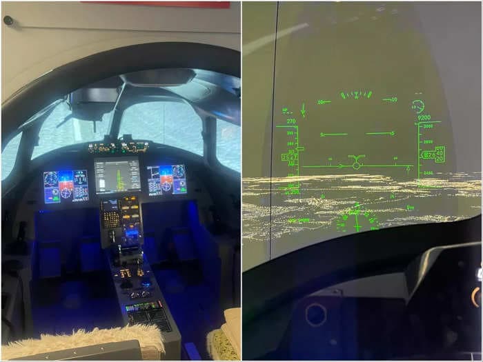 I tested a private jet simulator. It was like playing a video game — but way more stressful.