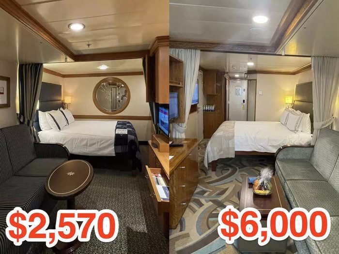 My family's stayed in a $2,570 room on a Disney cruise and a $6,000 one. We'd actually book both of them again.