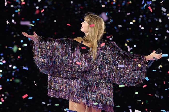 Here are the weirdest things Taylor Swift fans are selling from the Eras Tour, from confetti strips to a bag of concert 'air'