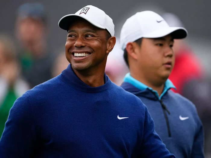 Tiger Woods left the No. 1 golfer in the world stunned on the driving range over his lack of divots