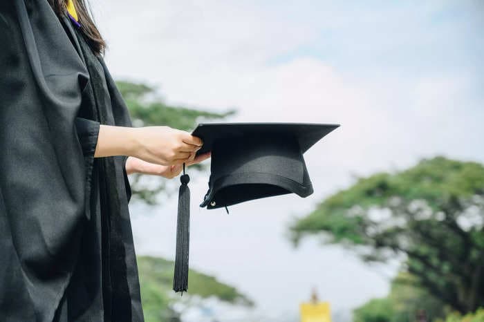 A mother, father, and daughter became the first family to graduate and walk the stage together at a private Texas university