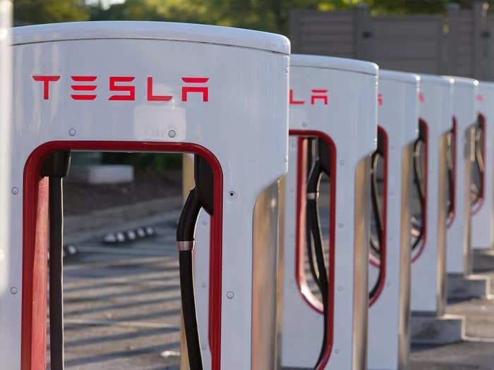 Tesla will bring its Supercharger network to Ford, a competitor in the EV market, to help bring the car company to 'equal footing,' Elon Musk says