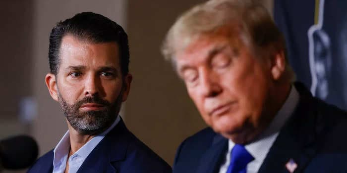 Donald Trump Jr. mixed up his words and insulted his dad instead of Ron DeSantis: 'Trump has the charisma of a mortician'