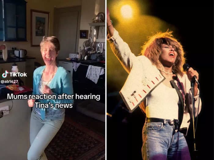 Loyal Tina Turner fans are paying tribute to her by dancing to her music, and their children are capturing it on TikTok