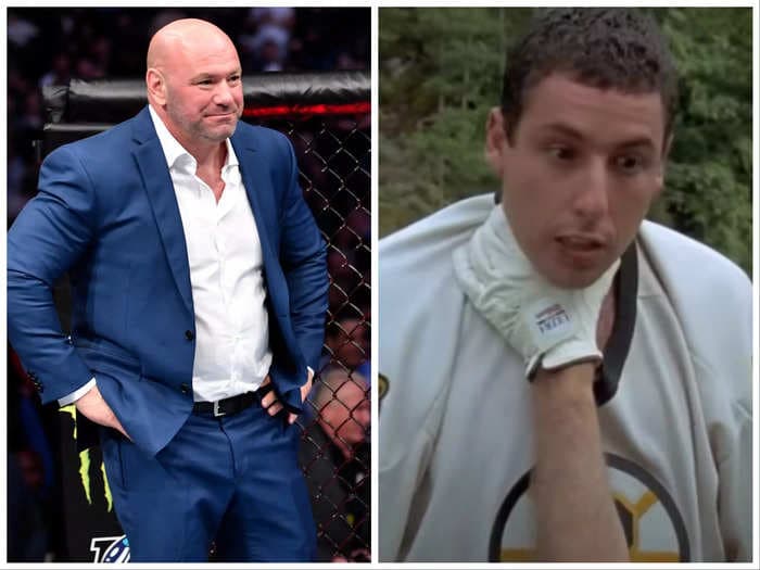 Dana White says Adam Sandler is joining forces with him for a UFC-themed comedy