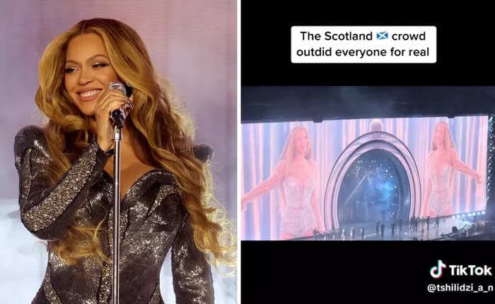 The Scotland crowd for Beyoncé's 'Renaissance' tour was in perfect sync and hit every high note, and even Beyoncé looked shocked