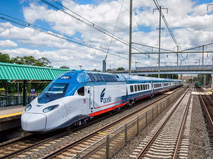 Amtrak's new high-speed trains have been delayed again because the tracks they're supposed to run on are too old and busted