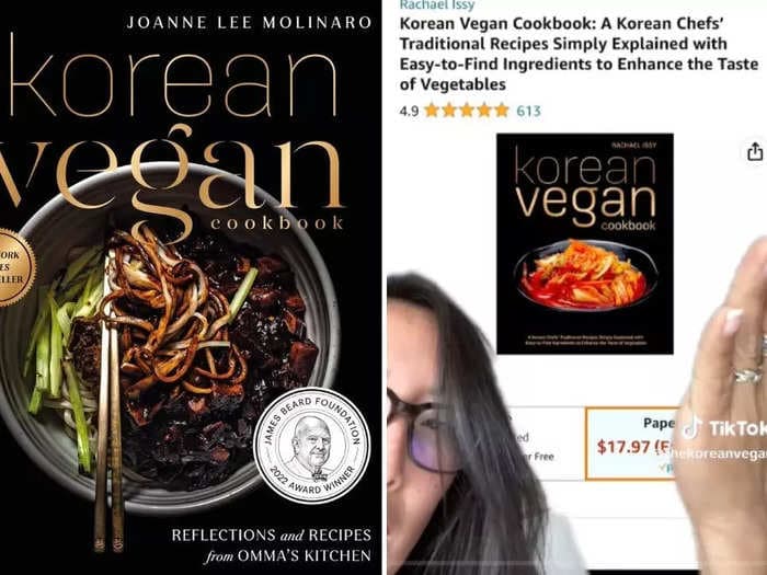 A knock-off of an award-winning cookbook was spotted online. Several signs, including an untraceable author, point to it being AI-generated.