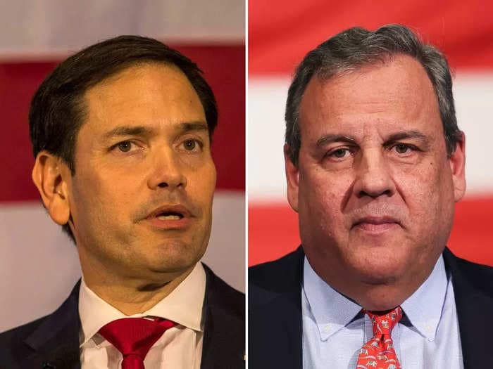 Marco Rubio totally isn't still mad about that debate where Chris Christie annihilated him