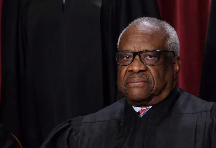 Supreme Court Justice Clarence Thomas got an extension to file his financial disclosure forms this year