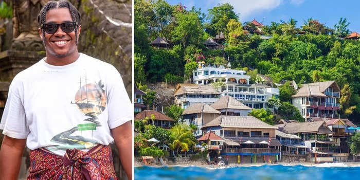 An American digital nomad says living in Bali is a 'life cheat code' and pays only $300 in rent &mdash; but some TikTokers accuse him of gentrifying the island
