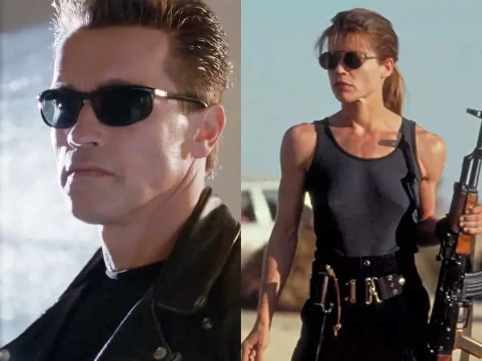 Arnold Schwarzenegger was shocked when he realized that Linda Hamilton was 'more cut' than him on the set of 'Terminator 2'