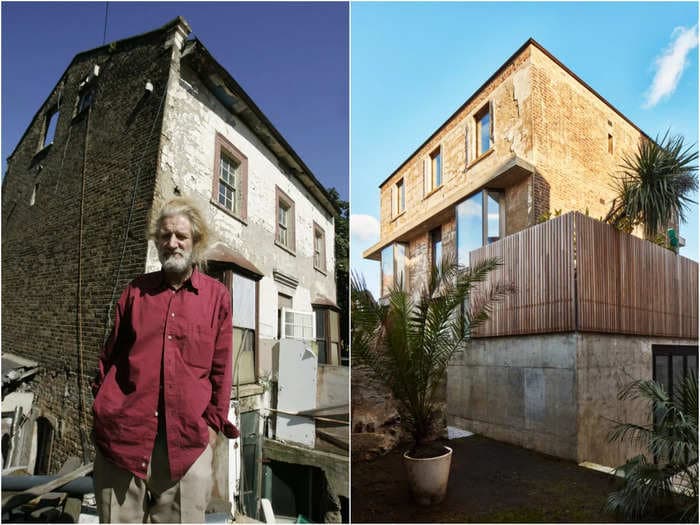 An engineer dubbed 'the Mole Man' spent 40 years digging tunnels under his London home. After it was abandoned, an artist transformed it into a subterranean studio.