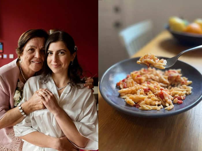 I make my Greek grandmother's 20-minute orzo recipe whenever I feel lazy and it's the perfect summer dish