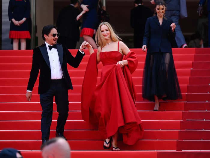 Jennifer Lawrence says she had to wear flip-flops to the Cannes red carpet after a wardrobe issue