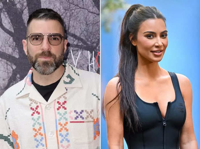 Zachary Quinto says Kim Kardashian was 'in her element' filming her 'American Horror Story' debut