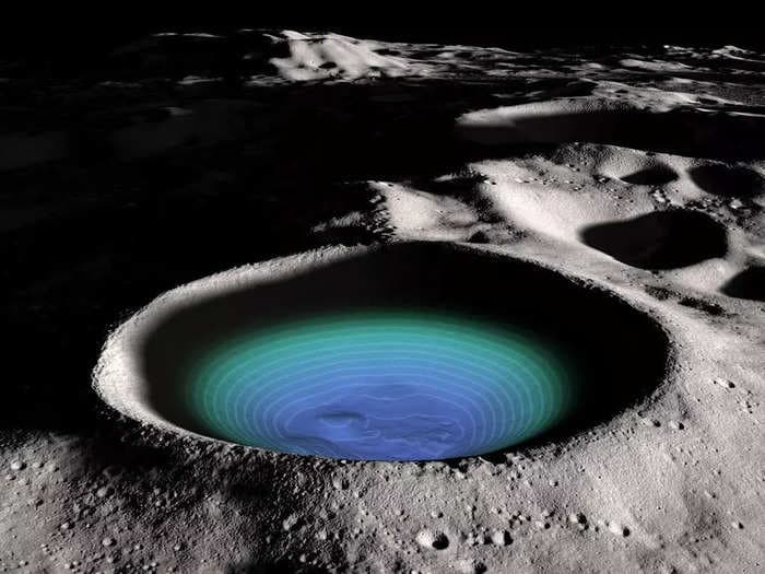 NASA scientist says there could be microbial life hiding in dark craters on the moon's south pole