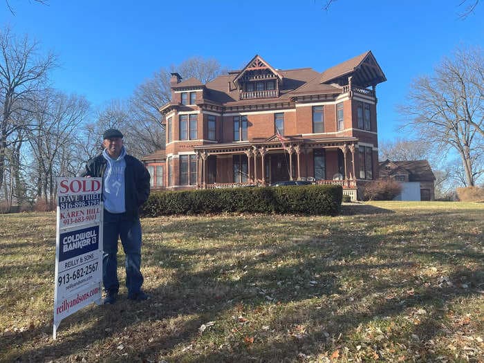 We bought a 9,000-square-foot mansion in Kansas that dates to 1885 and have found antique jewelry, silver coins, and Civil War memorabilia. We still have so much more to explore.