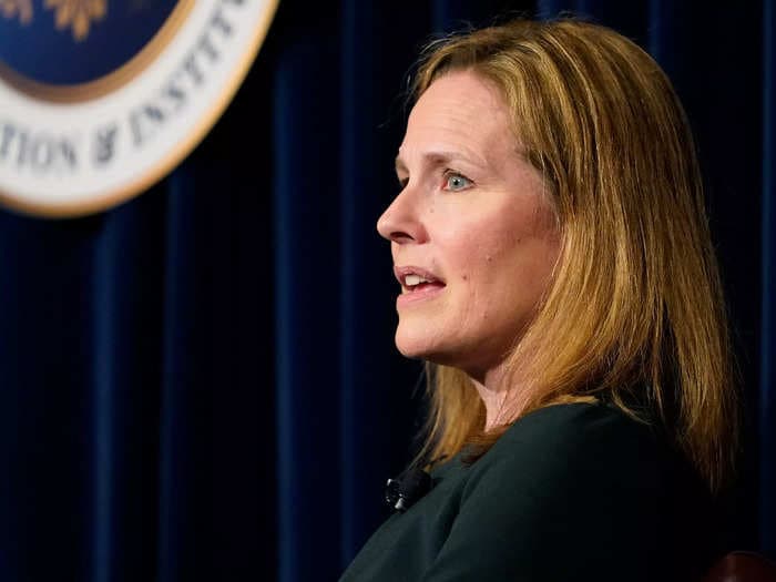 A major lawsuit challenging Biden's student-loan forgiveness might have just been undermined by a new ruling from conservative Justice Amy Coney Barrett