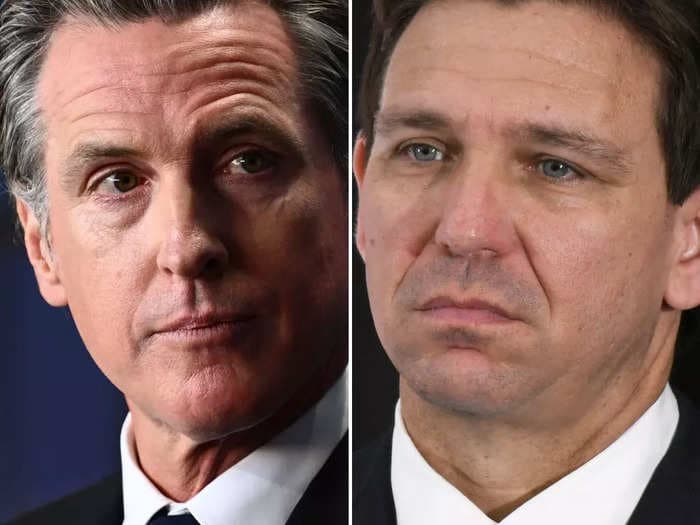 A brief history of the beef between 2 rising political stars: Ron DeSantis and his California nemesis, Gavin Newsom