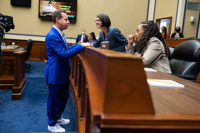 A Democratic congressman is pushing to allow reporters — and eventually lawmakers — to wear sneakers in the ornate and historic Speaker's Lobby