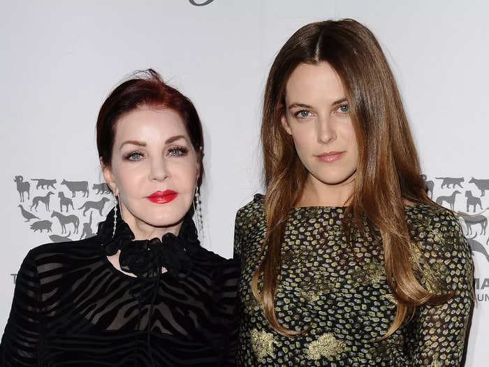 Priscilla Presley and Riley Keough pose in a new photo together after settling their legal dispute for control of Lisa Marie Presley's trust