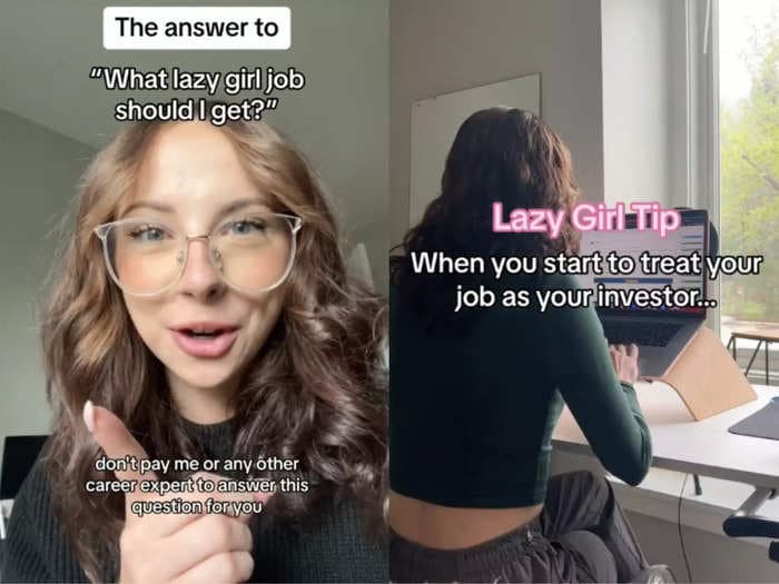 TikTok's 'anti-work girlboss' is going viral advocating for people to get 'lazy girl jobs'