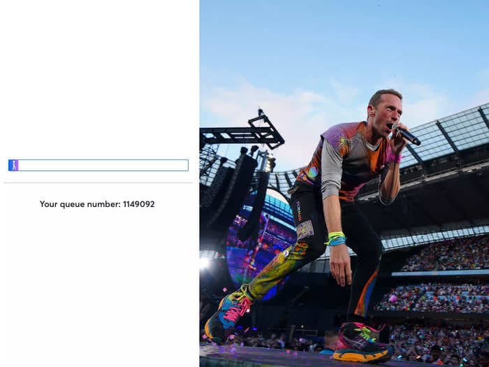 Ticketmaster issued more than 1 million queue numbers for Coldplay's Singapore concert. Rumbles of fury at the platform are rolling through Twitter as people say they got frozen out of purchases.